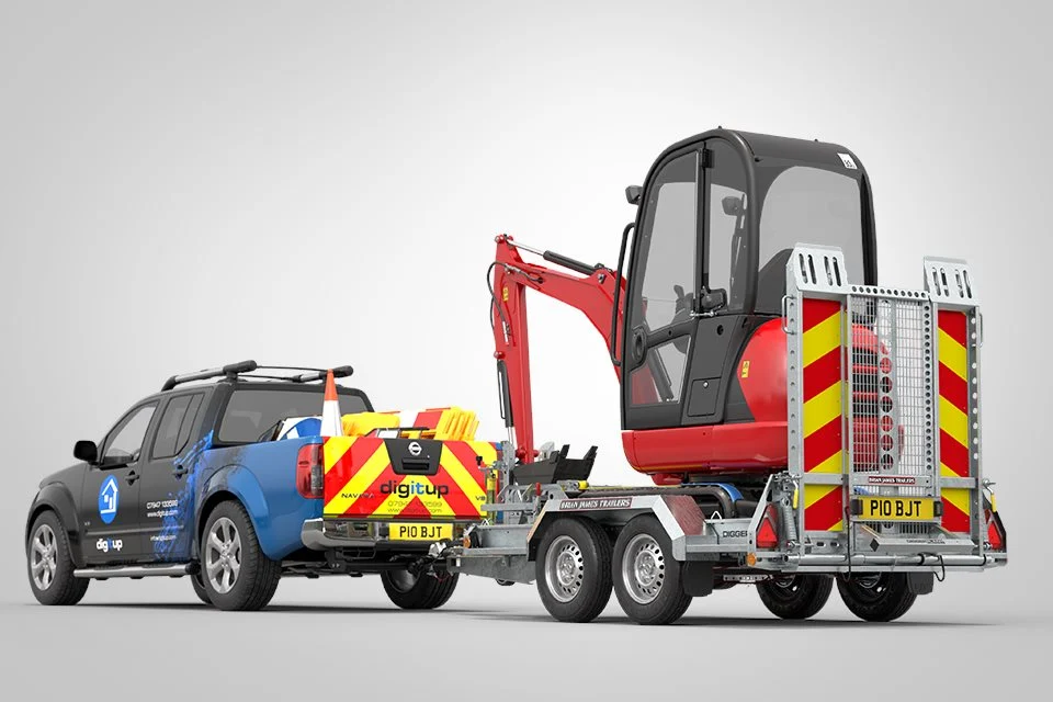 3.5T Scissor Lift Trailer Hire - Image 5