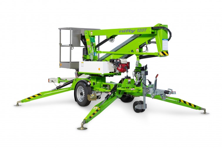 Nifty 120T 12m Telescopic Trailer Mounted Boom - Image 3