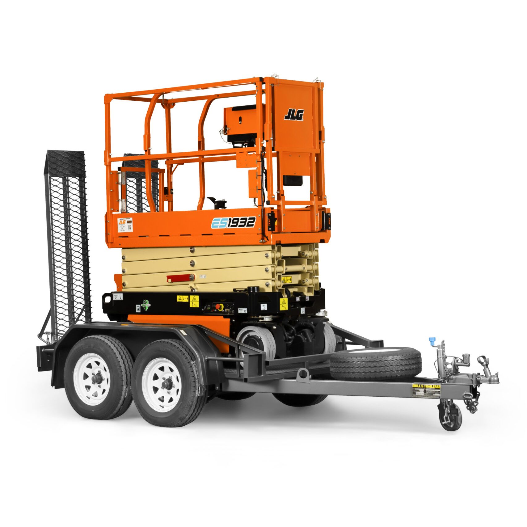 JLG ES1932 Scissor Lift + 7x4 Trailer Package Order Online Swift