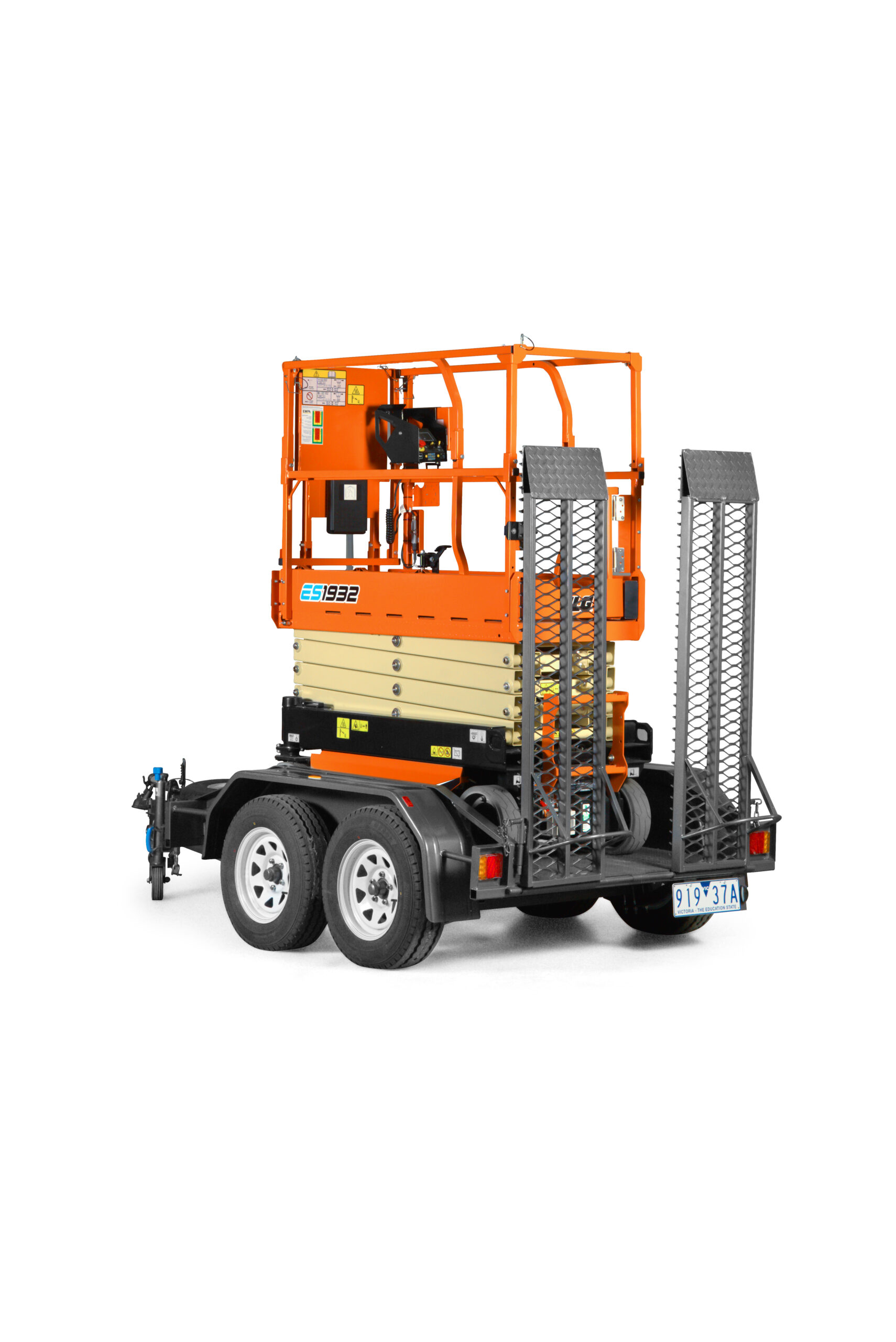 JLG ES1932 Scissor Lift + 7x3 Trailer Package - Image 4