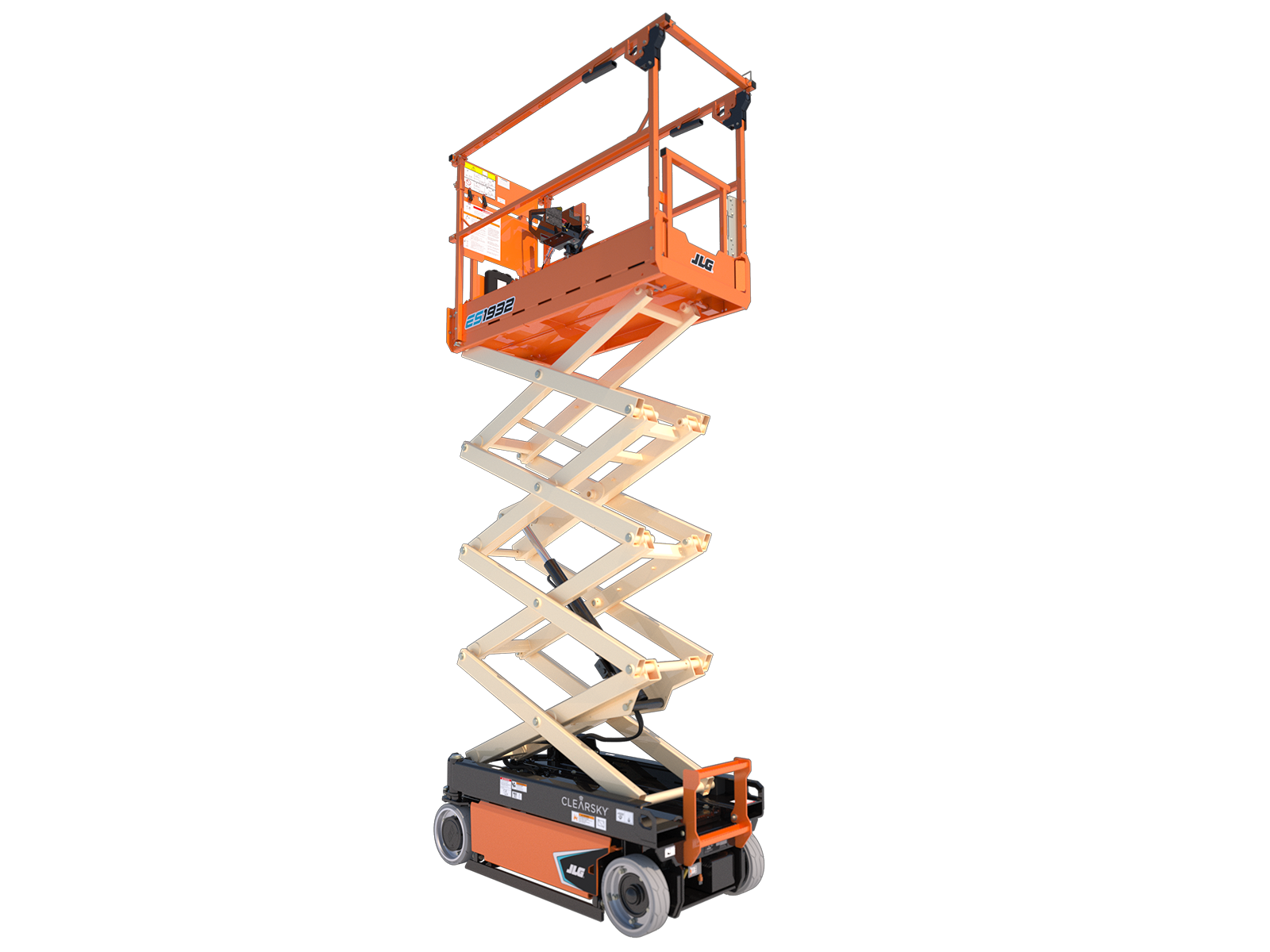 JLG ES1932 Scissor Lift + 7x3 Trailer Package - Image 6