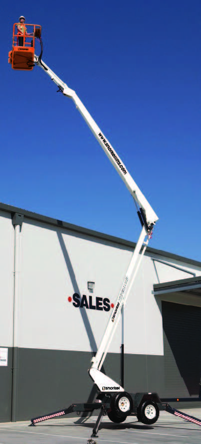 Snorkel MHP15HD 15m Heavy Duty Trailer Mounted Boom - Image 2