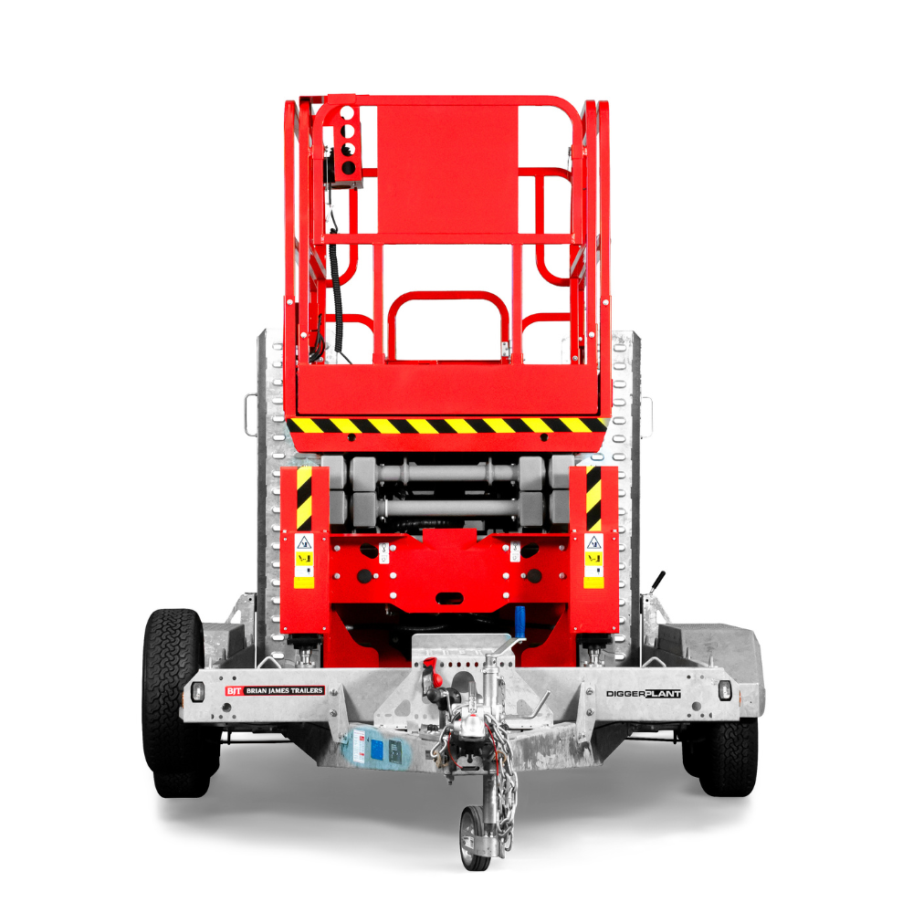 Swift 0612L 19ft Electric Scissor Lift + Brian James DP35 Trailer Package - Image 4