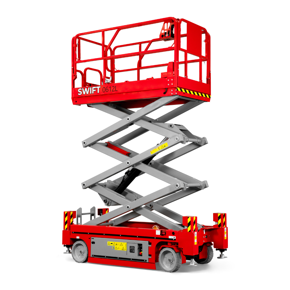 Swift 0612L 19ft Electric Scissor Lift + Brian James DP35 Trailer Package - Image 6