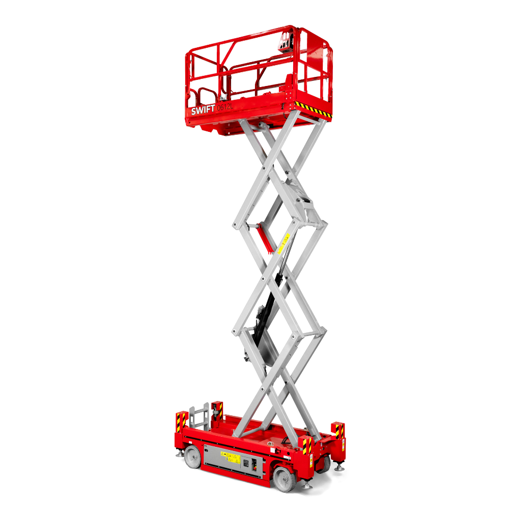 Swift 0612L 19ft Electric Scissor Lift + Brian James DP35 Trailer Package - Image 7