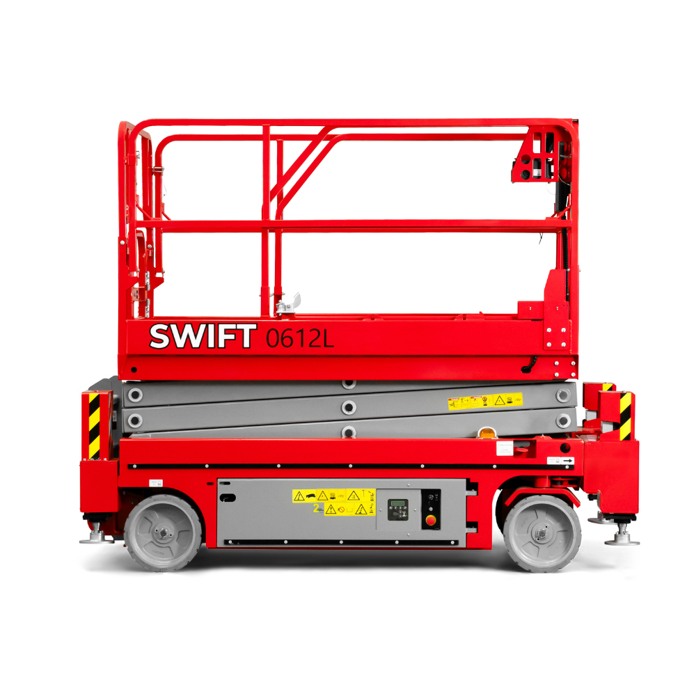 Swift 0612L 19ft Electric Scissor Lift + Brian James DP35 Trailer Package - Image 10