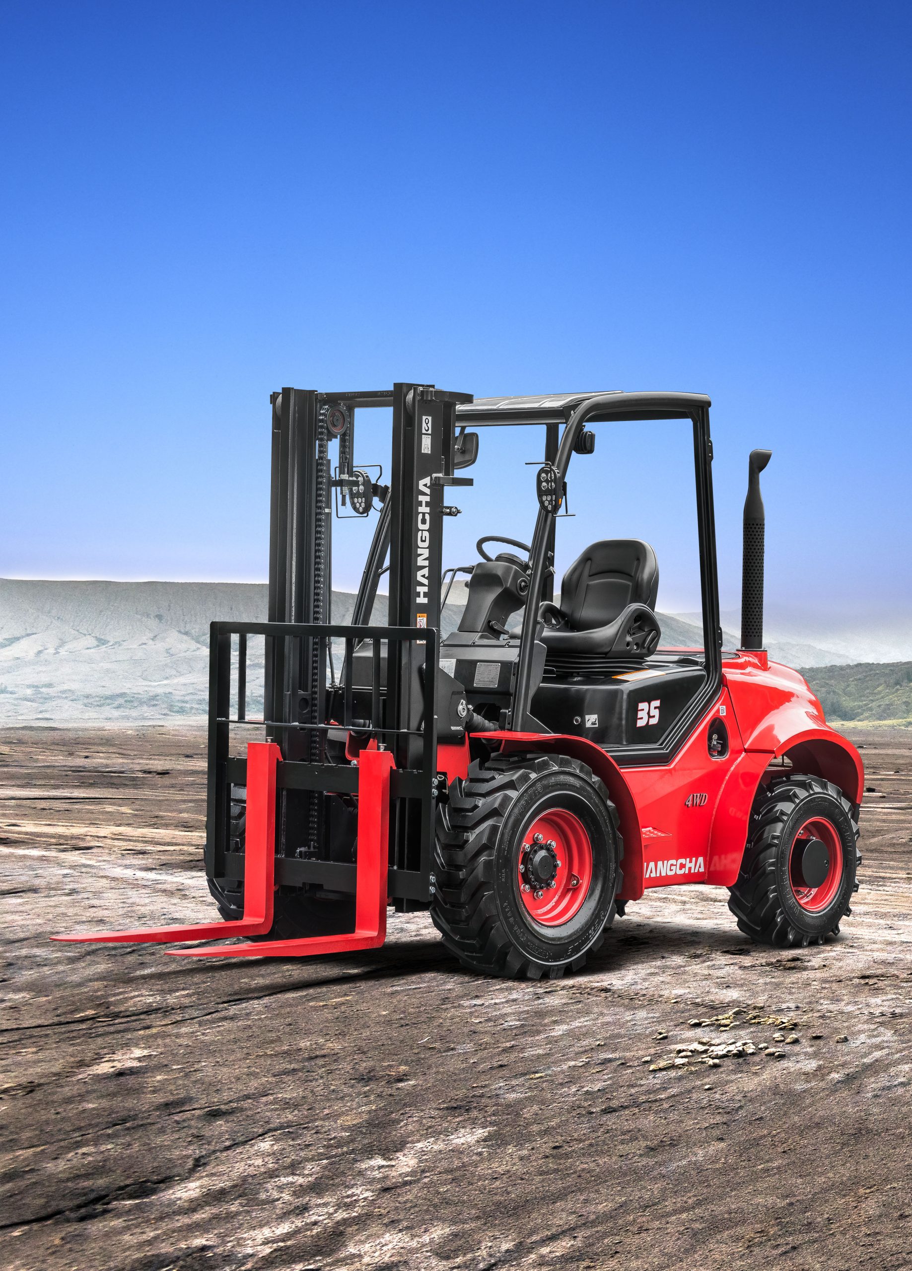 Hangcha 3.5T Rough Terrain Diesel Forklift - Image 13
