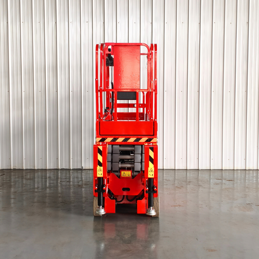 Swift 1932-L 19ft Wheeled Scissor Lift with Outriggers + Brian James Eco Plant 2 Trailer - Image 8